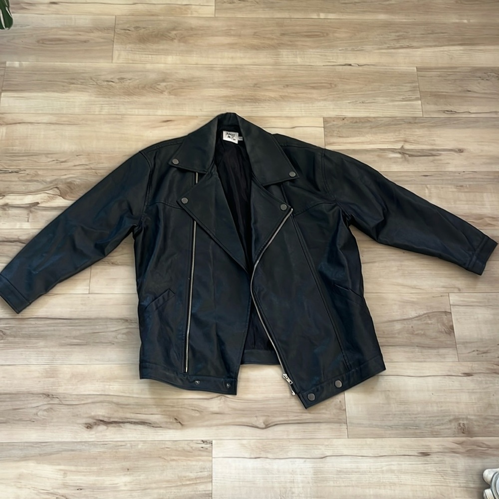 Princess Polly Oversized Leather Jacket